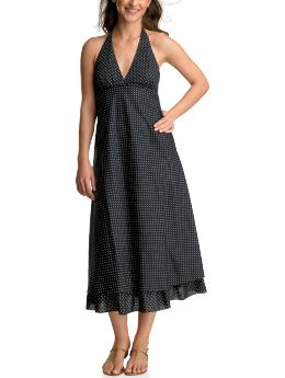 Gap Polka dot halter dress - navy polka dot