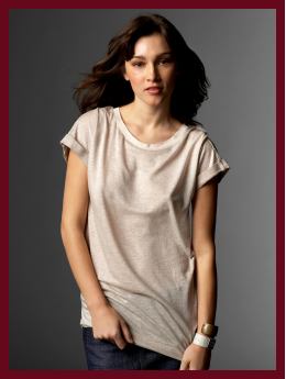 Gap Gap (PRODUCT) RED™ reverse-print T - oatmeal heather