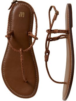 Gap.com: Women: Women: Leather T-strap thong sandals: Tops: Girls' Getaway from gap.com