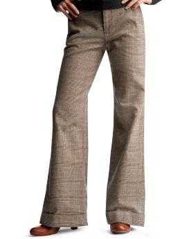 Women: Womens: Plaid cuffed wide leg pants: Wide Leg: Pants | Gap from gap.com