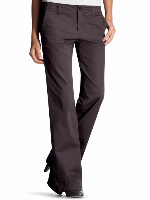 Women's Clothing: Women's Clothing: Sunkissed khakis (neutrals): Straight Leg Pants | Gap :  pants bottoms work