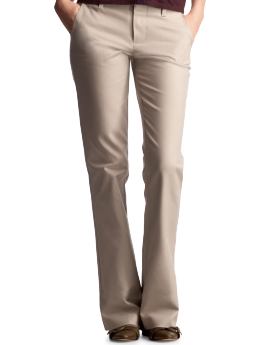 Women: Slim demi boot cut pants - gargoyle taupe