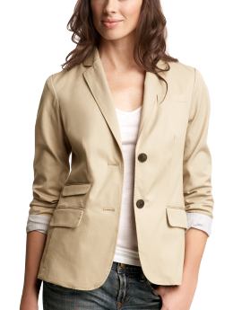 The perfect khaki blazer