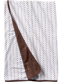 BabyGap: Favorite reversible blanket - chocolate raspberry