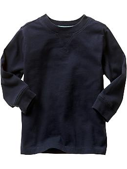 BabyGap: Solid crewneck long-sleeved T - blue galaxy