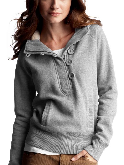 Women: Womens: Faux-fur-lined hoodie: Hoodies | Gap from gap.com