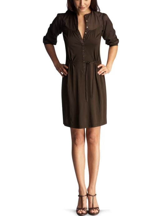 Women: Womens: Pima henley dress: Dresses: Dresses | Gap :  women petite dresses pima henley