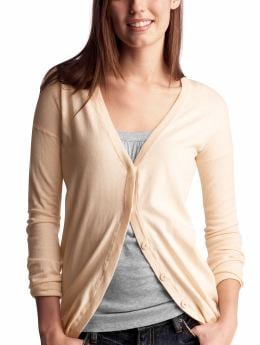 Women: Boyfriend cardigan - cream