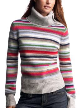 Women: Womens: Crazy stripe funnel neck sweater: Cowl & Turtleneck: Sweaters | Gap from gap.com