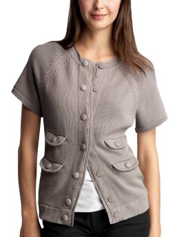 Women's Clothing: Women's Clothing: Covered-button cardigan: Tops New Arrivals | Gap :  covered-button cardigan cardigan gap top