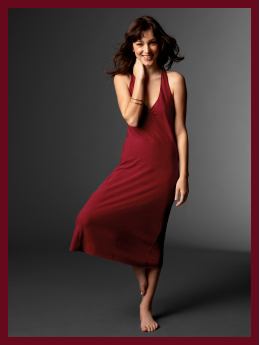 Gap Gap (PRODUCT) RED mid-length racerback dress - cinnabar red
