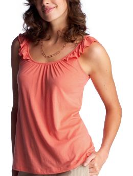 coral bells ruffled sleeveless