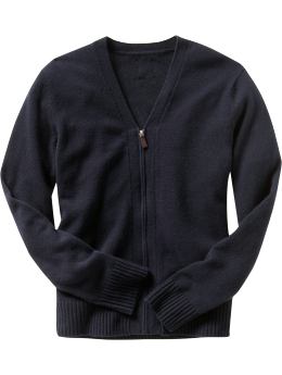 Gap.com: Men: Men: Zip front cashmere cardigan: New Arrivals from gap.com