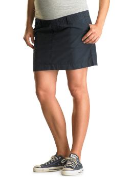Gap Demi panel textured drawstring skirt - newport blue