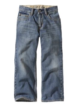 GapKids: Vintage-whiskered orginal fit jeans - vintage whisker light