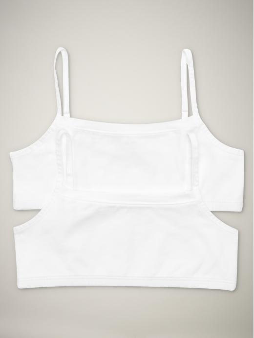 GapKids: Basic bra (2-pack) - white