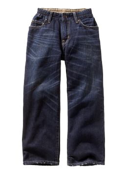 GapKids: Vintage worker loose fit elastic waist jeans - vintage worker