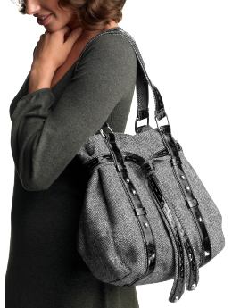 Gap.com: Women: Womens: Herringbone tweed shopper tote: Accessories: New Arrivals from gap.com