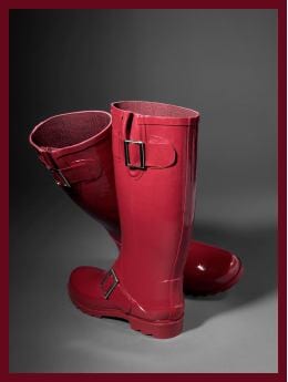 Men: Gap (PRODUCT) RED&#153 wellies - cinnabar red