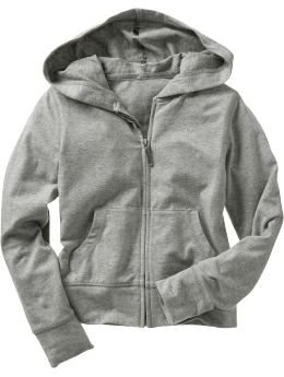 GapKids: Heart yoga jacket - heather gray