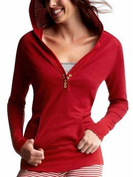 Gap.com: Women: Womens: Modal henley hoodie: Sleep & Lounge: New Arrivals