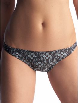 Women: Essential low rise bikini - dark graphite w/ winter dusk dots