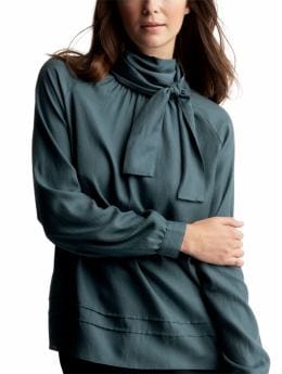 Gap.com: Women: Womens: Tie-neck pintuck top: Long-sleeved: Tops :  sleeved neck tie pintuck tie-neck pintuck top