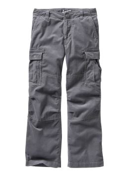 GapKids: Corduroy cargo pants - expedition gray