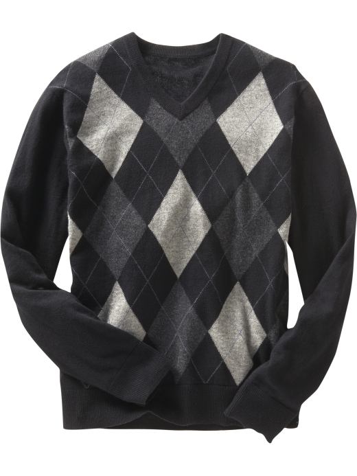 Gap.com: Men: Men: Argyle V-neck Sweater: New Arrivals from gap.com