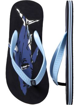 GapKids: Printed flip flops - shark