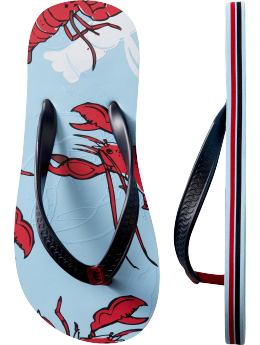GapKids: Printed flip flops - lobster