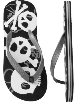 GapKids: Printed flip flops - placed hibiscus