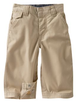 BabyGap: Flat front khaki pants - stone