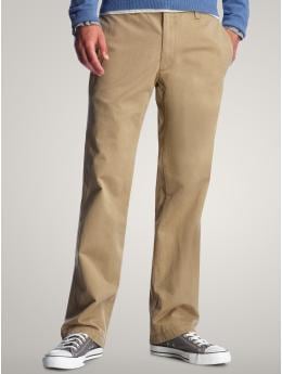 Khaki Pants Black Shoes