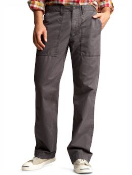 Men: The fatigue pants - soft black