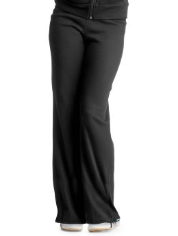 Women: Bungee knit pants - black