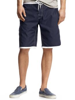 Solid board shorts