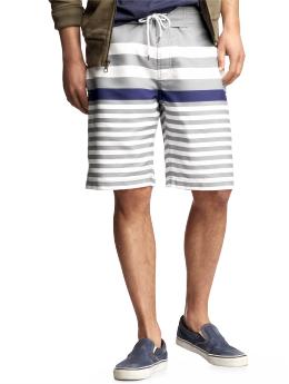 Beach striped board short