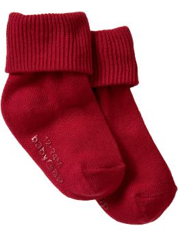 BabyGap: Red triple-roll socks - russian red