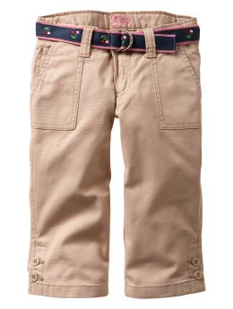 GapKids: Button placket capris - light camel