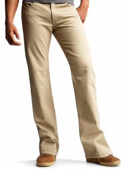 Men: Morrison slim straight fit (khaki) jeans - khaki