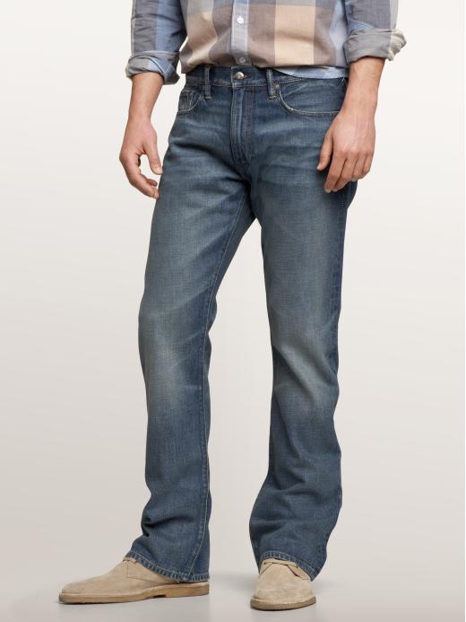 Gap Mens Medium Authentic Low Rise Boot Fit Jeans