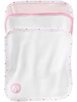 BabyGap: Printed wash cloths (3-pack) - talc