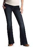 Demi panel long & lean jeans (dark wash)