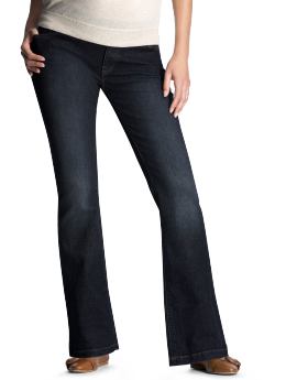 GapMaternity: Demi panel dark long & lean jeans - dark wash indigo
