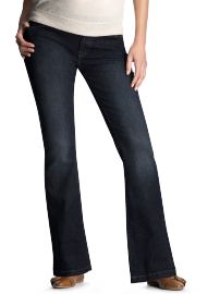 Demi panel long & lean jeans (dark wash)