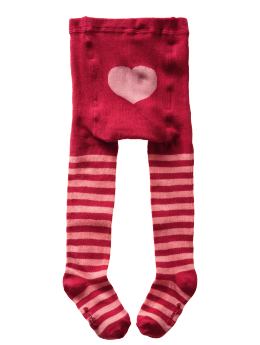 BabyGap: Valentine knit tights - pink stripe