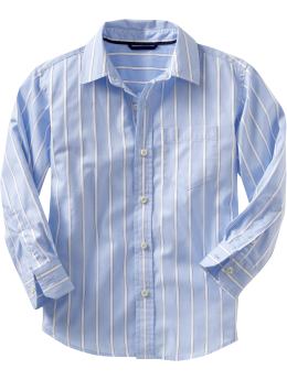 GapKids: Bold striped shirt - campus blue
