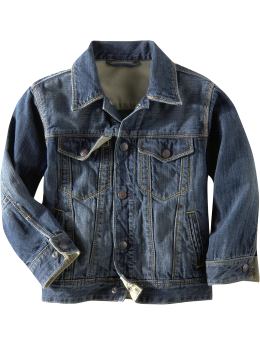 GapKids: Denim jacket - dark wash