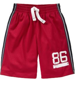 GapKids: Athletic mesh shorts - admiral red